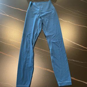 Align Leggings 25" - Blue Borealis - Size 2 EUC